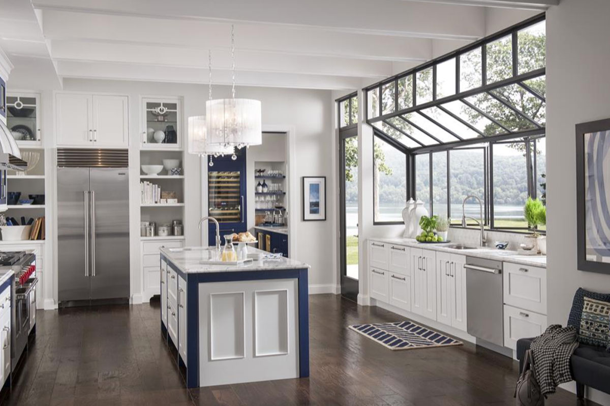 Modern Kitchen With Windows